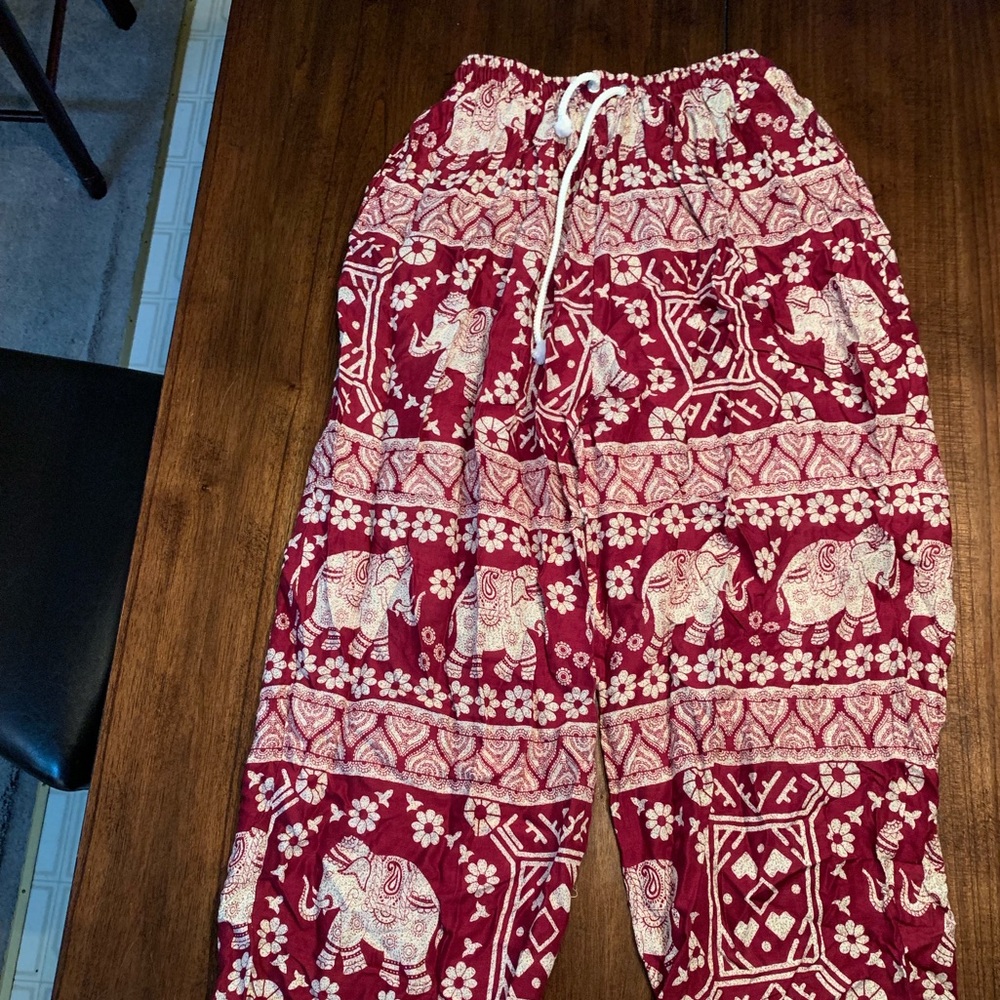 Elephant pants! Sz small from Sedona!